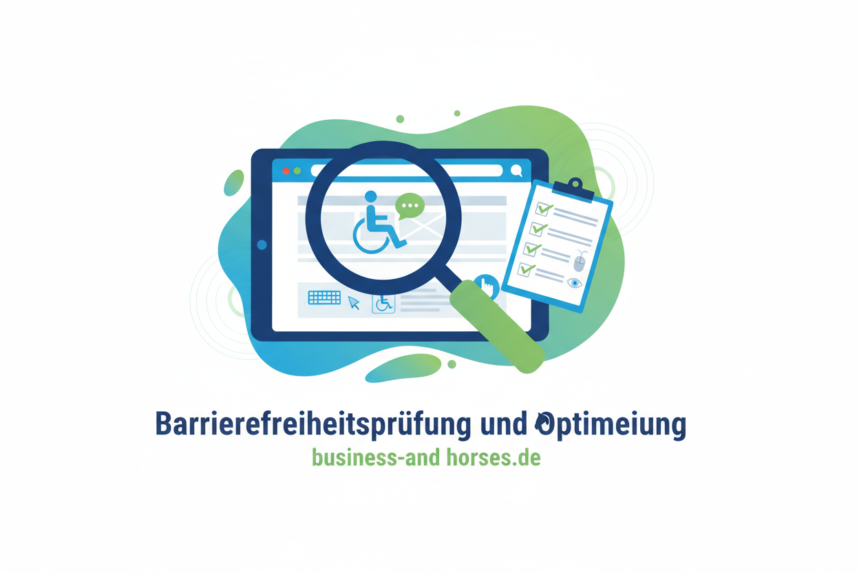 Barrierefreiheitsprüfung und Optimierung – business-and-horses.de
