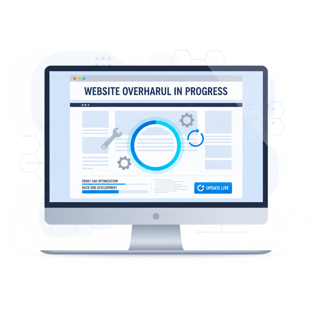 Website renewal & maintenance required